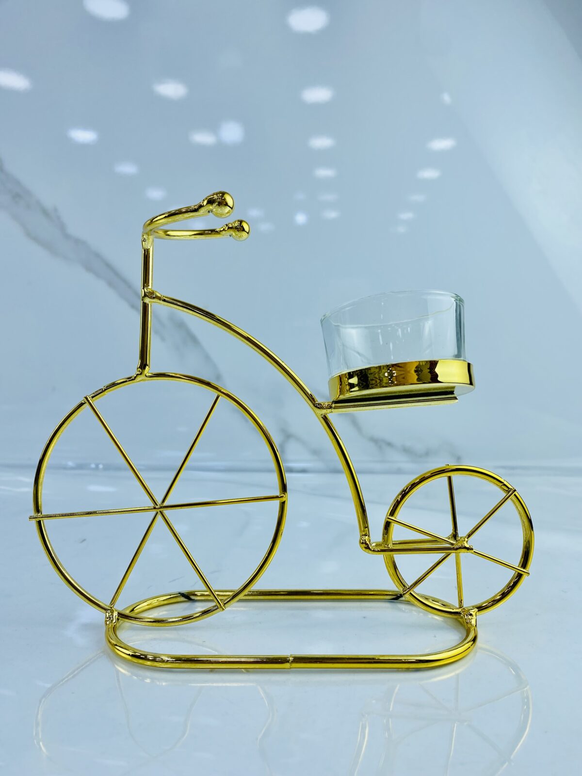 Porte bougie dore BK23 حاملة الشموع – Image 4