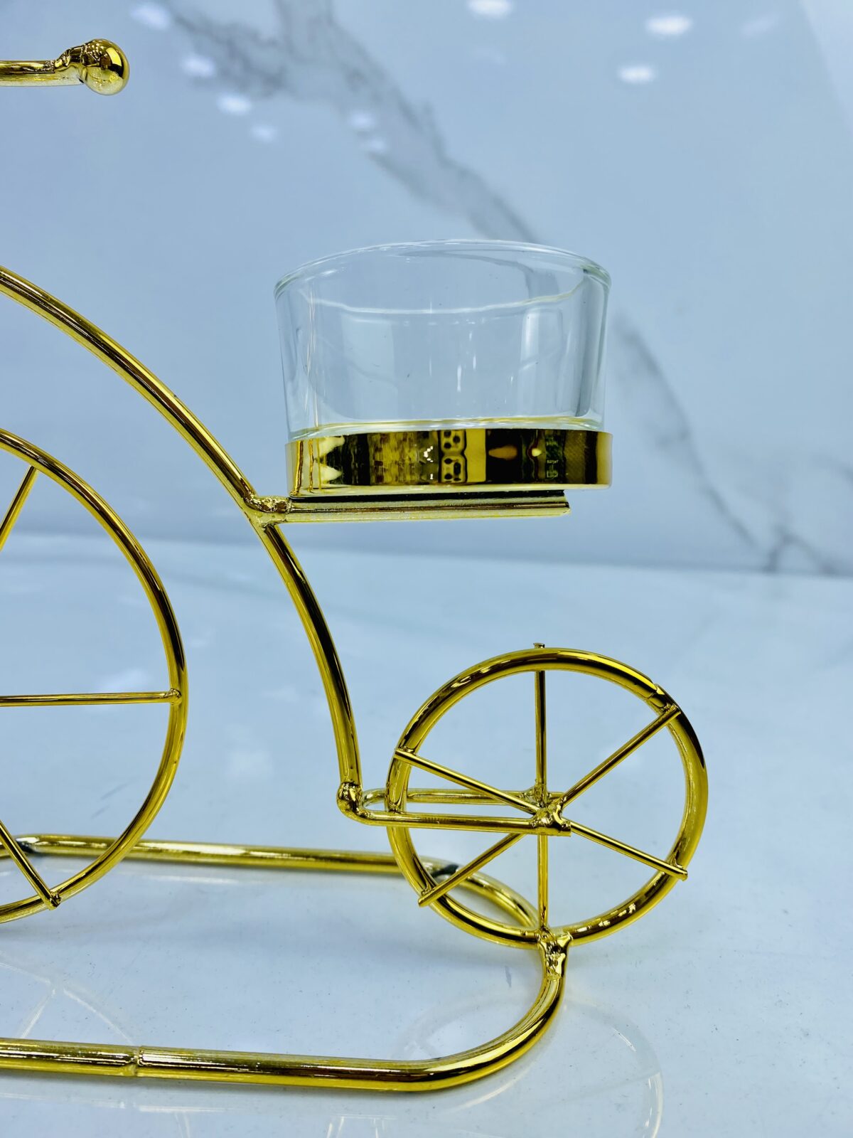 Porte bougie dore BK23 حاملة الشموع – Image 7