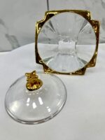 Sucrier en verre dore SV-12 سكرية – Image 2