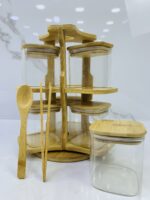 ⁦Porte épices bois 7-14 حامل توابل⁩ - الصورة ⁦2⁩