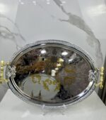 Plateau ovale Dore PO-585بلاطو – Image 2