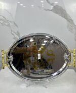 Plateau ovale Dore PO-585بلاطو – Image 3
