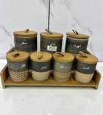 ⁦Porte épice 8Pcs PE-16 حامل توابل⁩ - الصورة ⁦3⁩