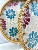 Plateau mosaïque rond 2Pcs PM-20  بلاطو  دائري – Image 2