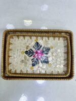 ⁦Plateau mosaïque rectangle 2Pcs PM-20 بلاطو مستطيل⁩ - الصورة ⁦7⁩