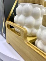 Porte épice bamboo 7Pcs حامل توابل – Image 4