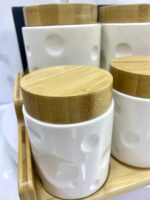 Porte épice bamboo 7Pcs حامل توابل – Image 8