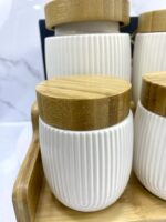 Porte épice bamboo 7Pcs حامل توابل – Image 10