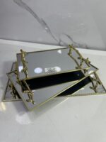 plateau miroir rect ac main dore 2723-1 بلاطو – Image 3