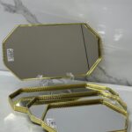 plateau miroir dore PM-10336 بلاطو