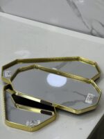 plateau miroir dore PM-10336 بلاطو – Image 3