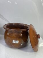 ⁦cocotte fakhar marron 5L CF-113 كوكوت فخار⁩ - الصورة ⁦2⁩