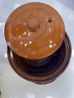 ⁦cocotte fakhar marron 5L CF-113 كوكوت فخار⁩ - الصورة ⁦4⁩