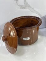 ⁦cocotte fakhar marron 5L CF-113 كوكوت فخار⁩ - الصورة ⁦6⁩