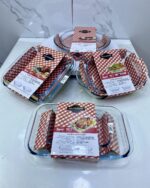 Plat four 2Pcs P-4808 طبق فرن – Image 2