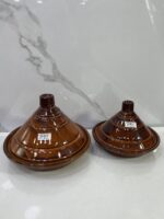 tadjin fakhar marron T-80 طاجين فخار