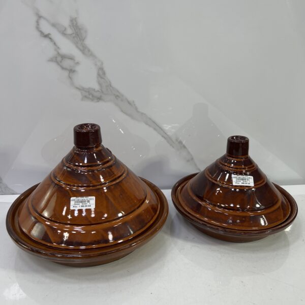 tadjin fakhar marron T-80 طاجين فخار