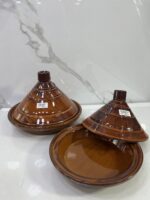 tadjin fakhar marron T-80 طاجين فخار – Image 2