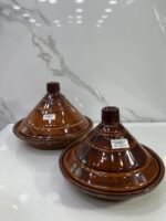 tadjin fakhar marron T-80 طاجين فخار – Image 3