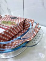 Plat four 2Pcs P-4808 طبق فرن – Image 8