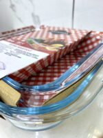 Plat four 2Pcs P-4808 طبق فرن – Image 10