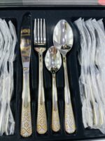 ⁦Série cuillère argent 24pcs HG-80 سيري مغارف⁩ - الصورة ⁦2⁩