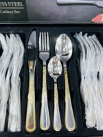 ⁦Série cuillère argent 24pcs HG-80 سيري مغارف⁩ - الصورة ⁦4⁩