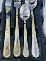 ⁦Série cuillère argent 24pcs HG-80 سيري مغارف⁩ - الصورة ⁦5⁩