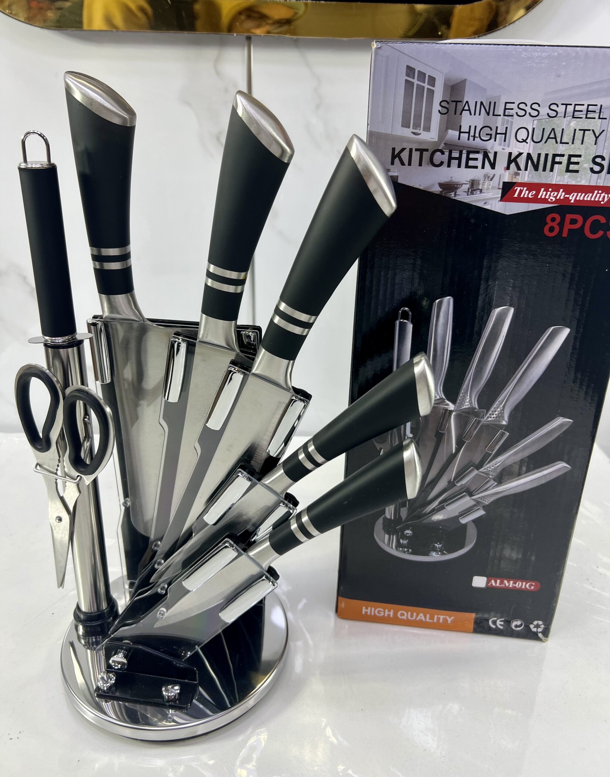 IMG_1589 Série couteaux 8Pcs 2383-7 طقم سكاكين – Image 1