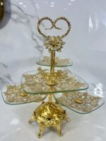 Porte gâteaux Carre 4p 3725-ED  حاملة الحلوى