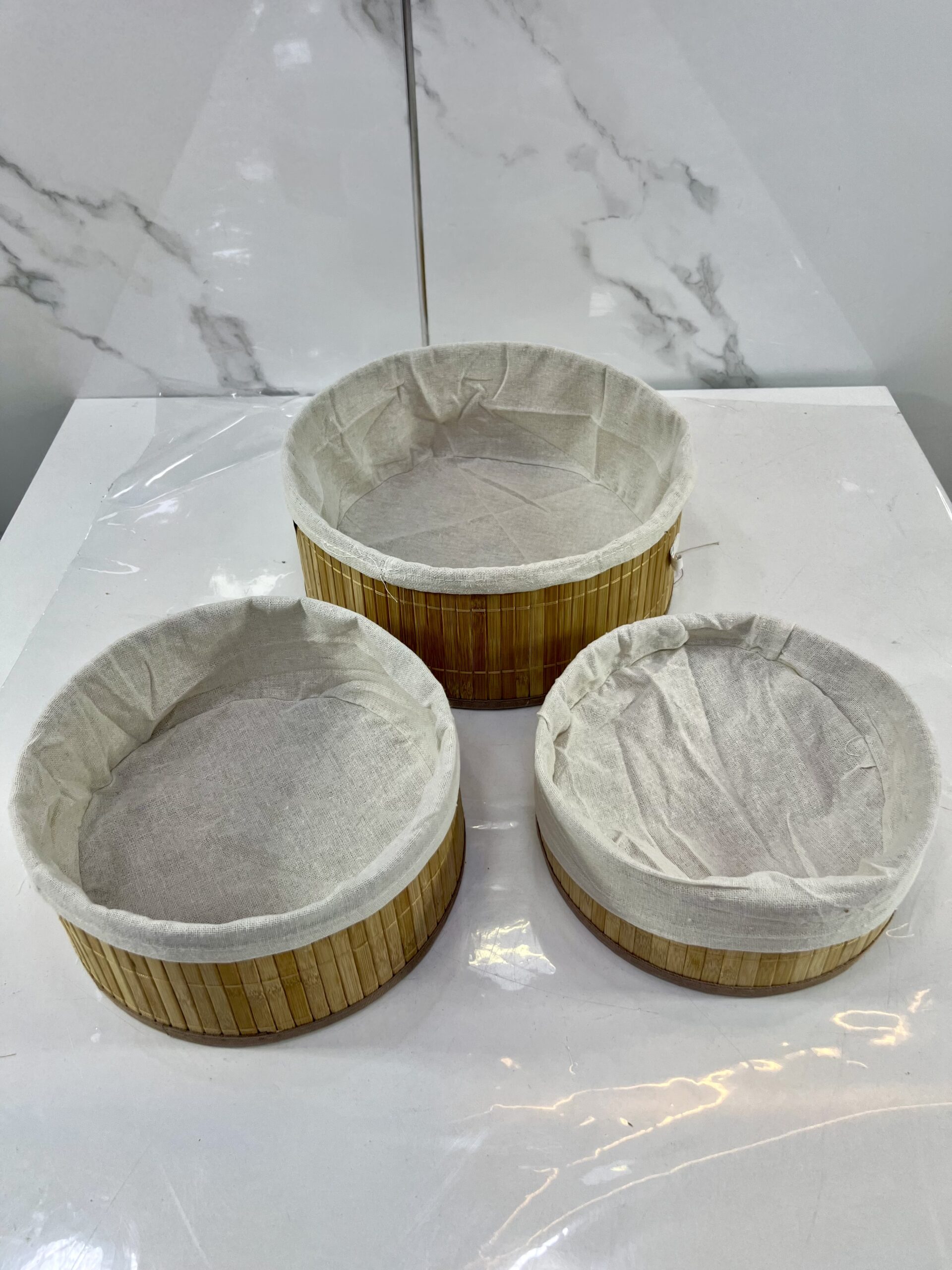 IMG_1873 Panier a linge rond 3pcs bois 79-8 - الصورة 1