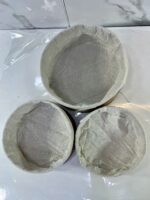 ⁦Panier a linge rond 3pcs bois 79-8⁩ - الصورة ⁦3⁩