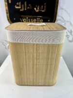 Panier a linge rect bois 05-1 سلة الغسيل