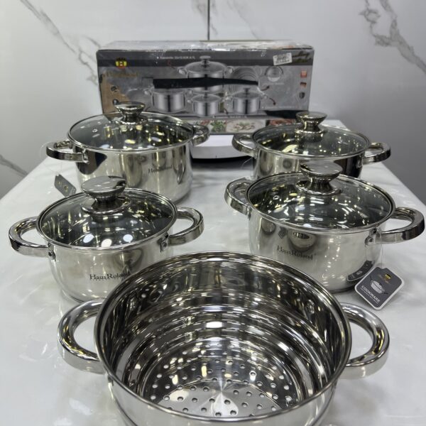 serie marmite HAUSROLAND inox 9p