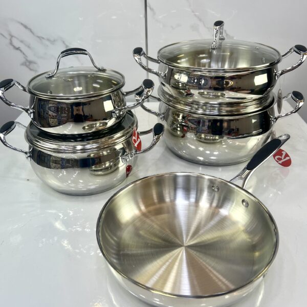 Série battrie inox 9Pcs SB-09