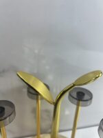 support de verre dore bamboo as-023حاملة الكوؤس – Image 5