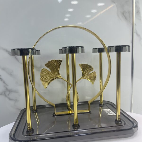 support de verre dore carrée as-865 حاملة الكوؤس
