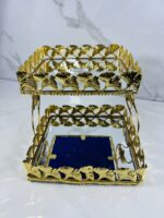 ⁦Porte gâteaux miroir dore HP-17 حاملة الحلوى⁩ - الصورة ⁦3⁩