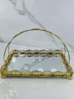 ⁦Porte gâteaux miroir dore HP-17 حاملة الحلوى⁩ - الصورة ⁦6⁩