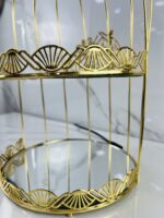 ⁦Porte gâteaux cage dore GM-80 حاملة الحلوى⁩ - الصورة ⁦3⁩