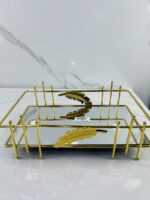 ⁦plateau miroir dore PS-50 بلاطو⁩ - الصورة ⁦2⁩