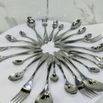 série cuillères argent 24pcs 18/10 سيري مغارف