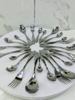 série cuillères argent 24pcs 18/10 سيري مغارف