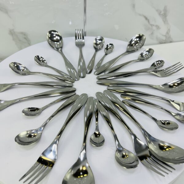 série cuillères argent 24pcs 18/10 سيري مغارف