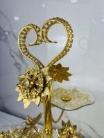 Porte gâteaux dore 4p 1374-ND حاملة الحلوى – Image 2