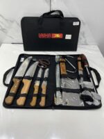 Valise couteau pochette noire 12pcs R948