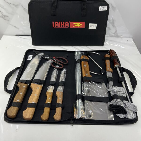 Valise couteau pochette noire 12pcs R948