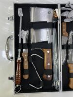 ⁦Valise couteaux bois 11pcs 104B37⁩ - الصورة ⁦3⁩