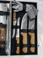 ⁦Valise couteaux bois 11pcs 104B37⁩ - الصورة ⁦4⁩