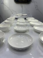 service de table crm blanc 18pcs – Image 2